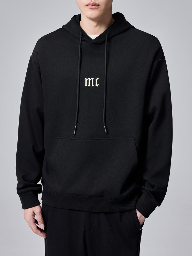 2024041906 Loose drop shoulder hoodie for men