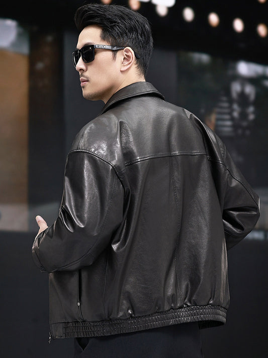 2024041916 Jacket leather jacket