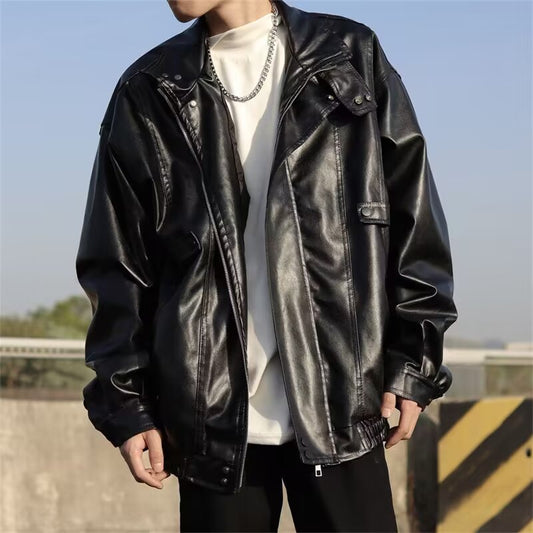 2024041915 Jacket leather jacket