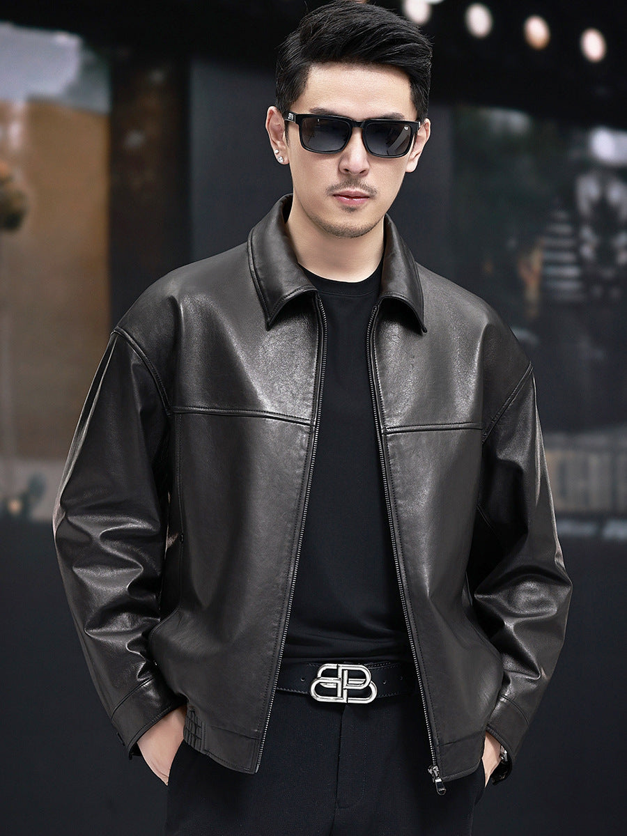 2024041916 Jacket leather jacket