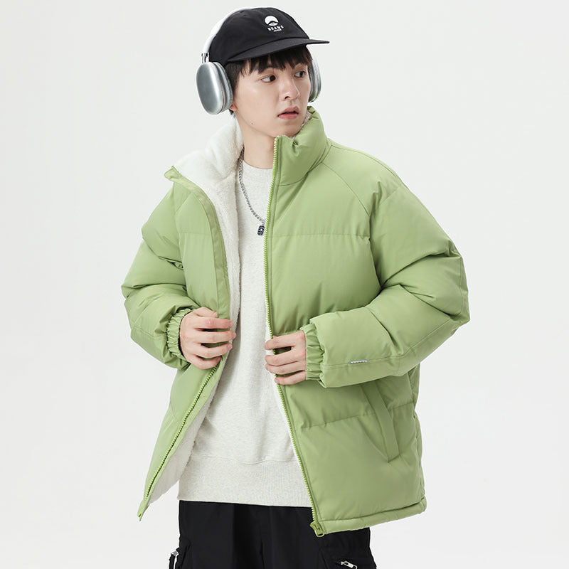 2024062500  Stand-up collar zipper down jacket