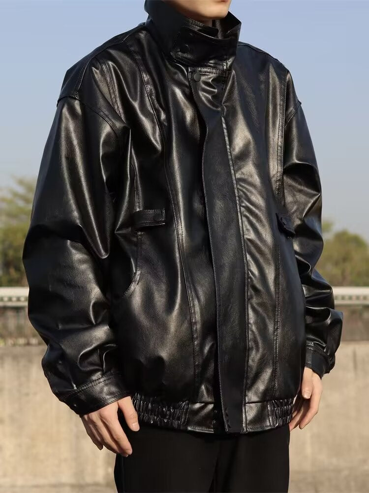 2024041915 Jacket leather jacket