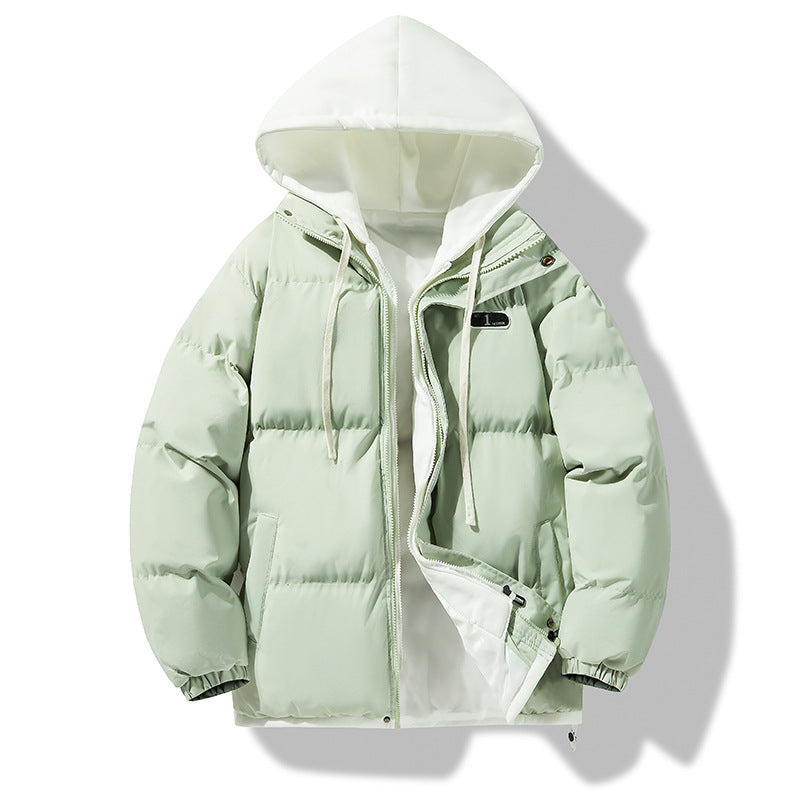 2024042402 Casual hooded padded jacket